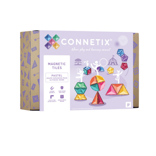 CONNETIX - Pastel Shape Expansion Pack 48 pc