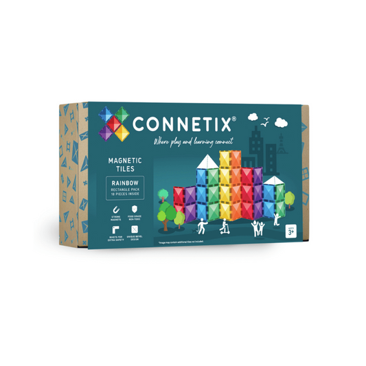 CONNETIX - Rainbow Rectangle Pack 18 pc