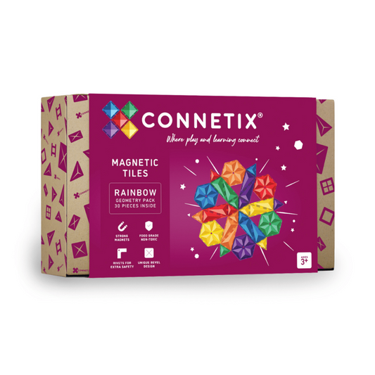 CONNETIX - Rainbow Geometry Pack 30 pc