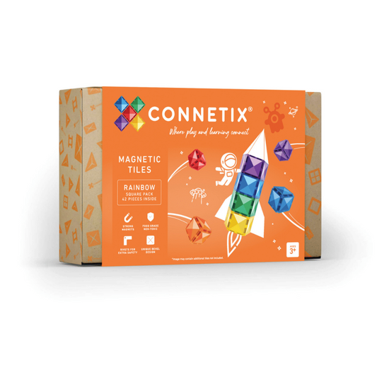 CONNETIX - Rainbow Square Pack 42 pc