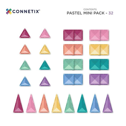 CONNETIX - Pastel Mini Pack 32 pc