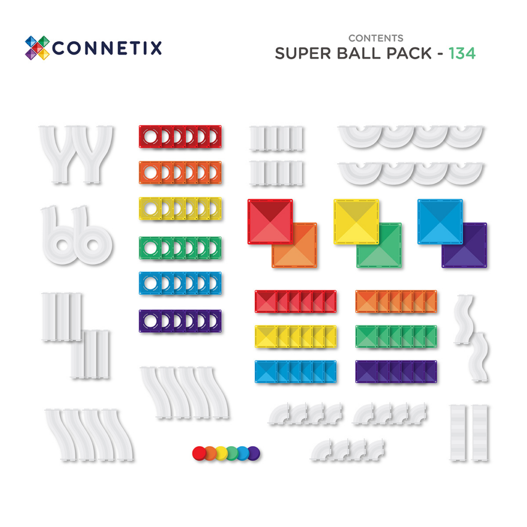 CONNETIX - Super Ball Run Pack 134 pc