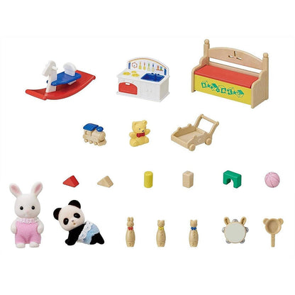 Sylvanian Families - Snow Rabbit & Panda Babies