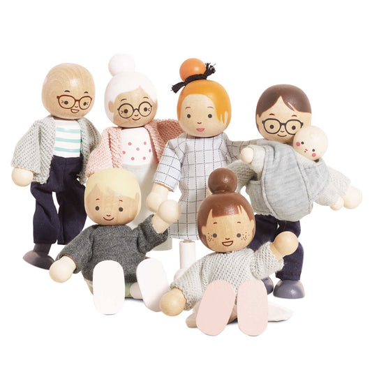 LE TOY VAN - Wooden Dolls House Family