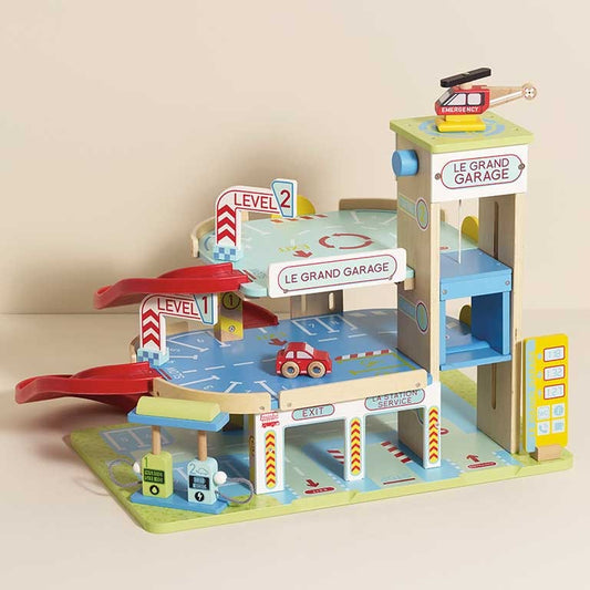 LE TOY VAN - Car and Garage Play Set