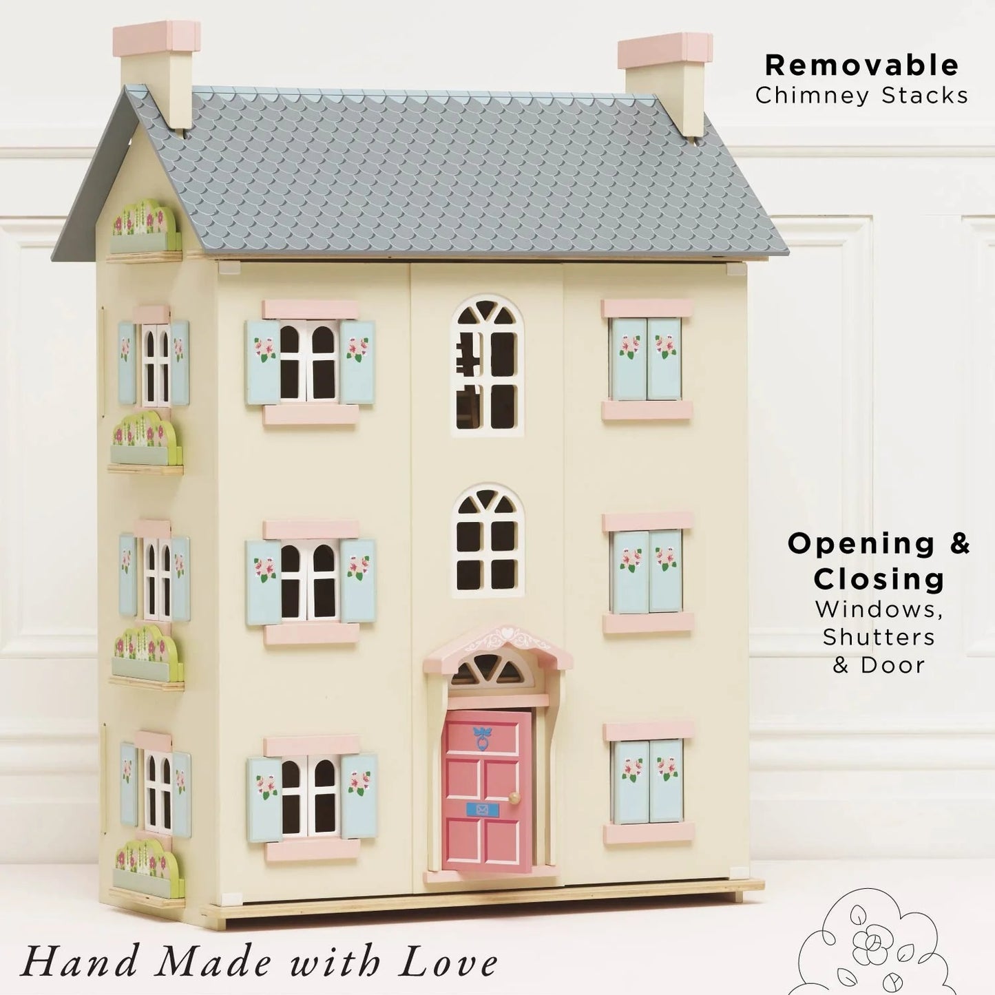 LE TOY VAN - Cherry Tree Hall Wooden Dolls House
