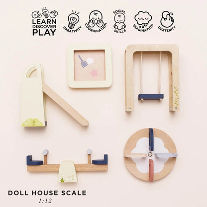 LE TOY VAN - Wooden Dolls House Outdoor Play Furniture - 5 piece