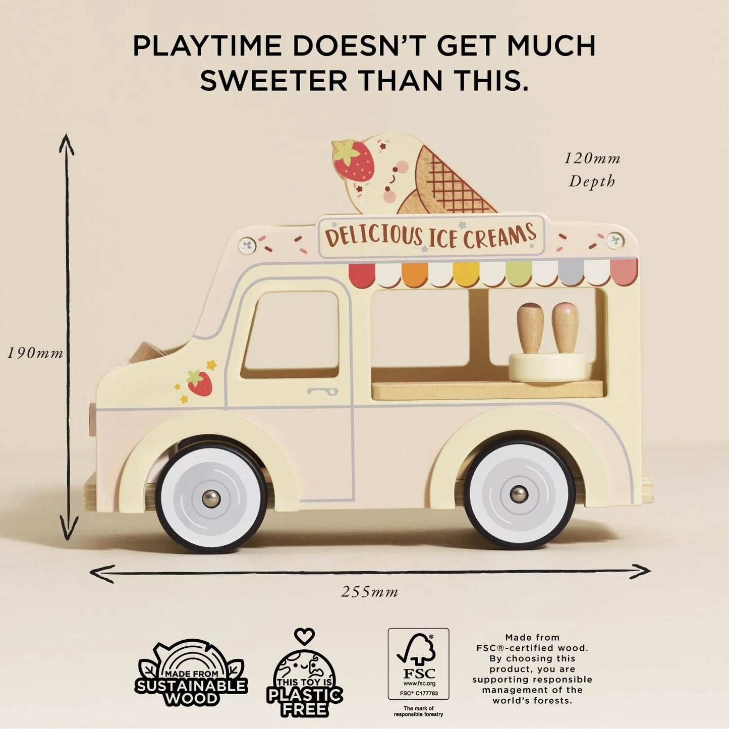 LE TOY VAN - Wooden Ice Cream Van