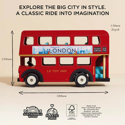 LE TOY VAN - London Wooden Bus