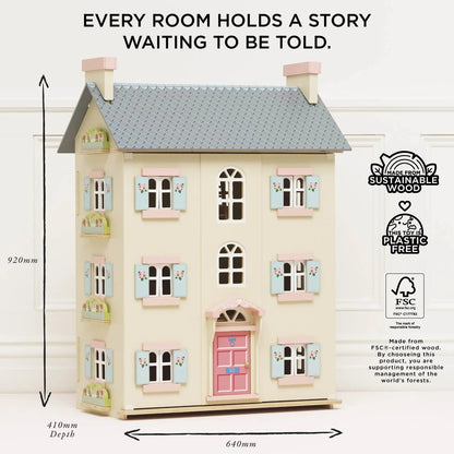 LE TOY VAN - Cherry Tree Hall Wooden Dolls House