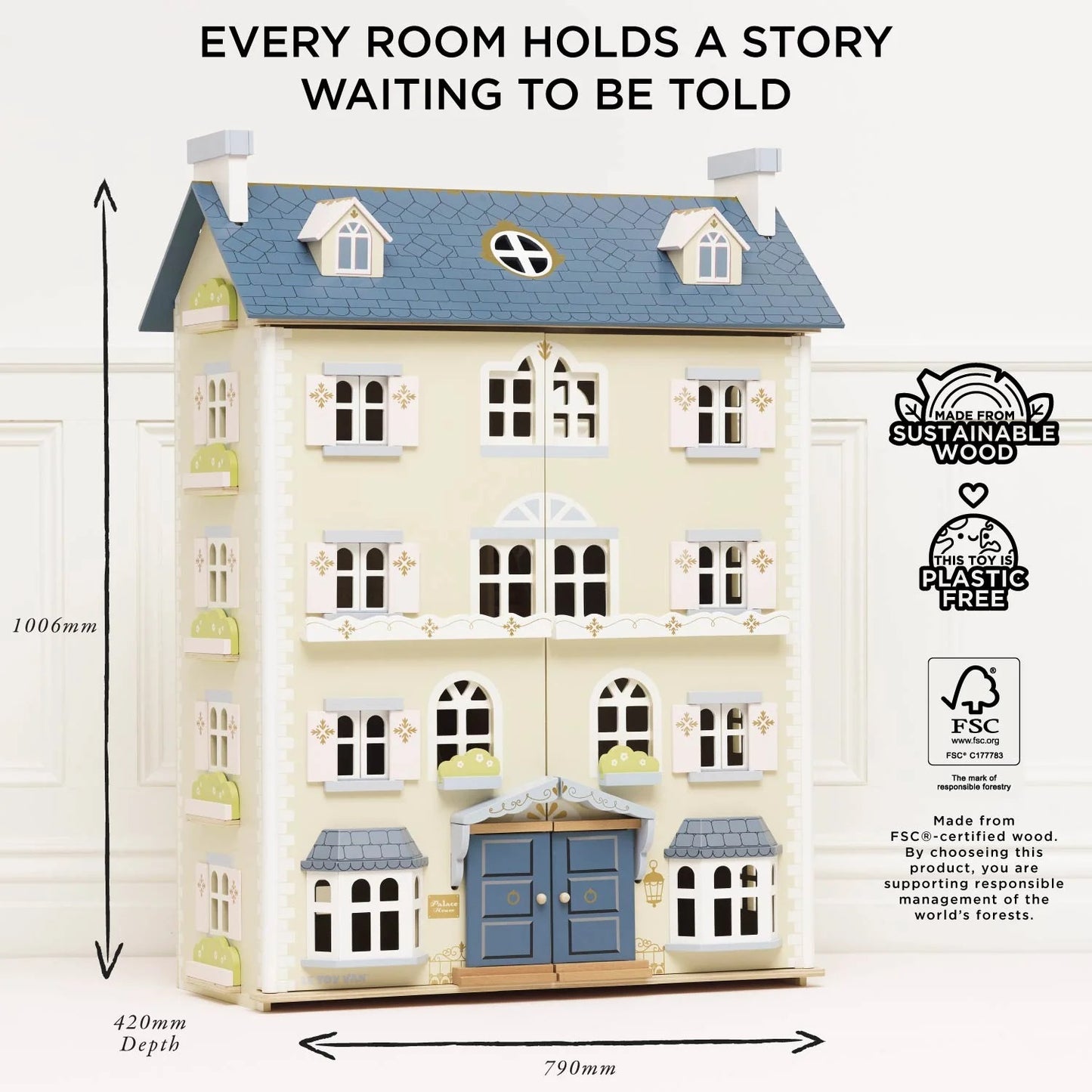 LE TOY VAN - Palace Wooden Dolls House