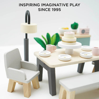 LE TOY VAN - Wooden Dolls House Dining Room -18 piece