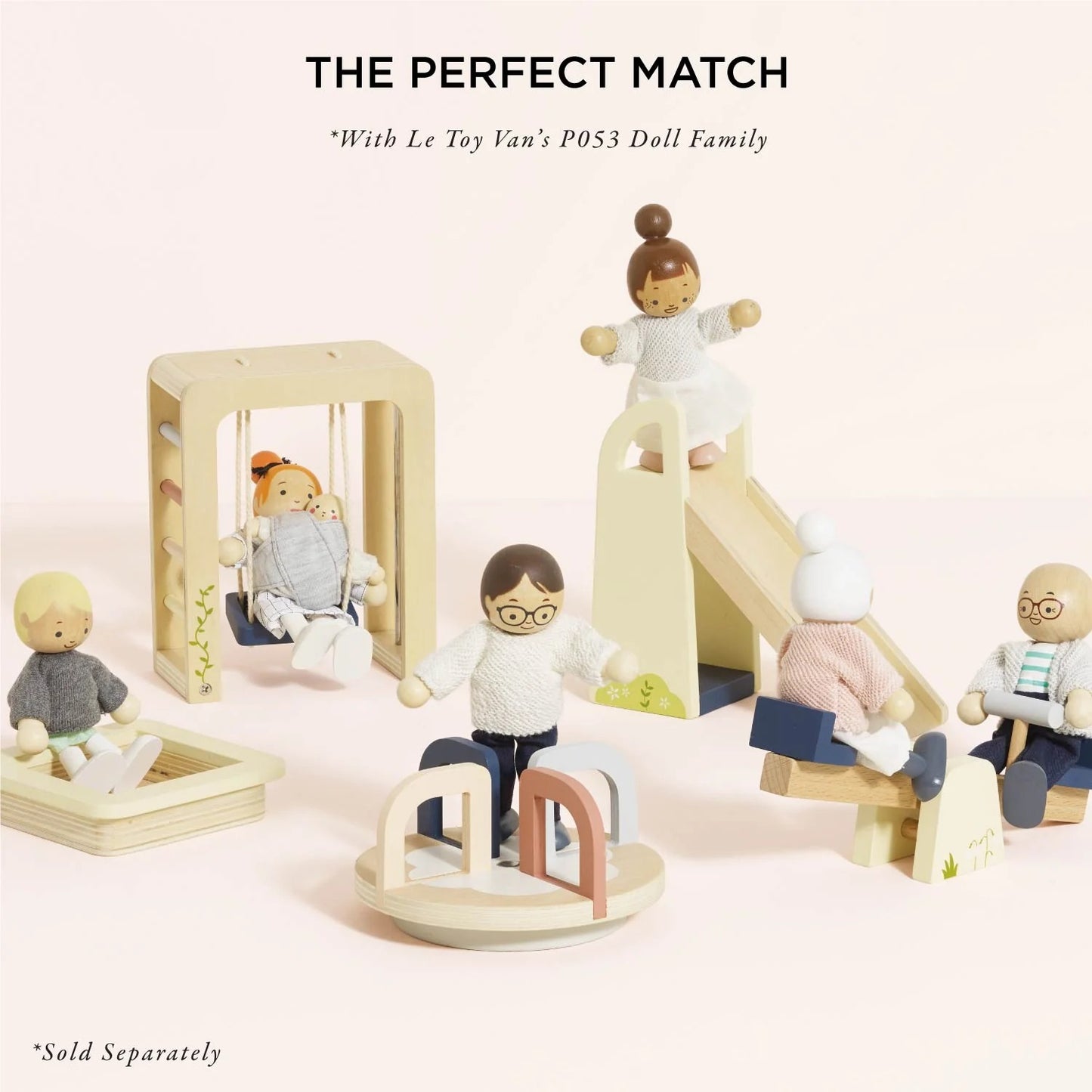 LE TOY VAN - Wooden Dolls House Outdoor Play Furniture - 5 piece