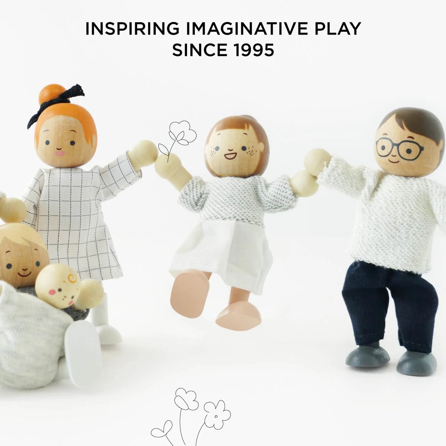 LE TOY VAN - Wooden Dolls House Family