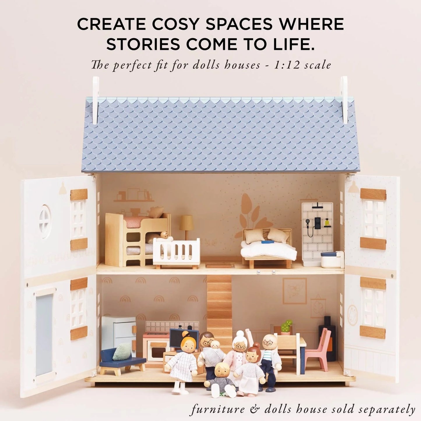 LE TOY VAN - Wooden Dolls House Family
