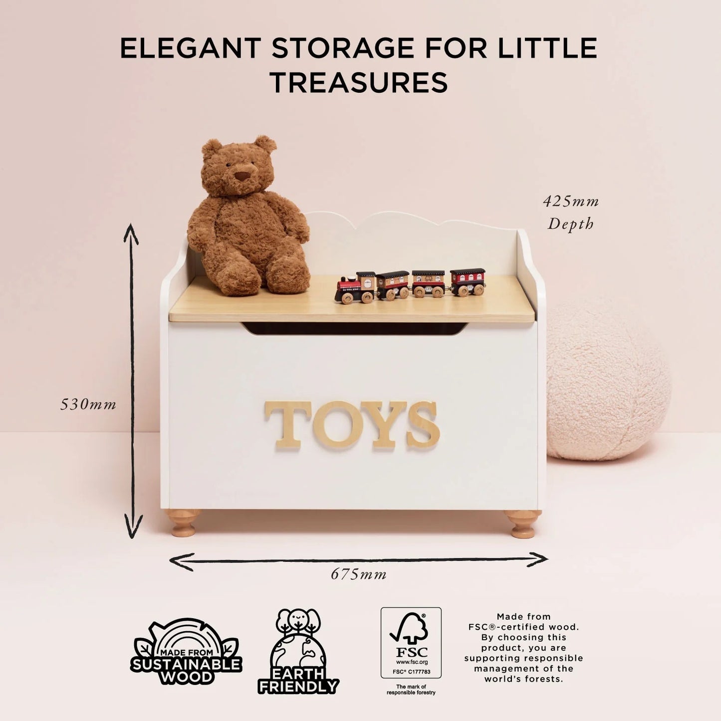 LE TOY VAN - Classic Wooden Toy Chest