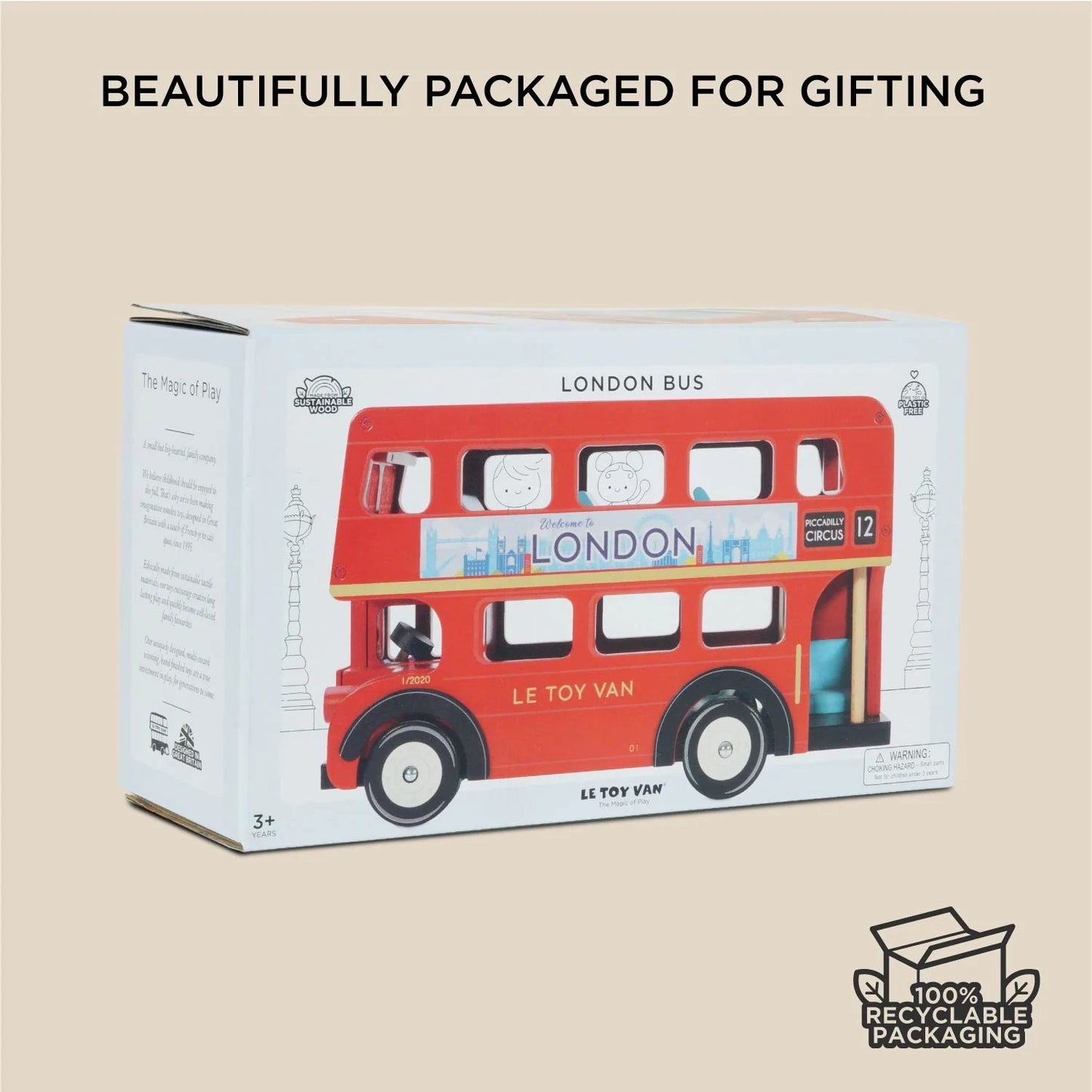 LE TOY VAN - London Wooden Bus