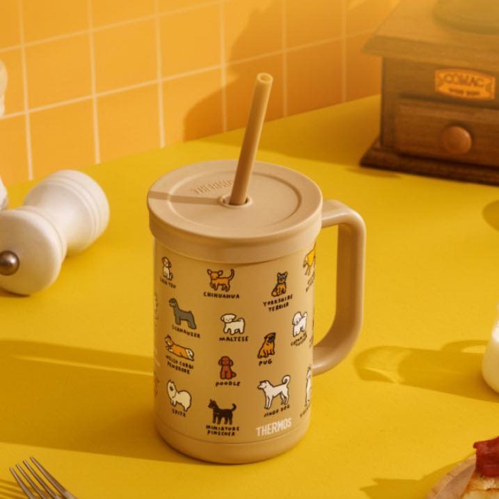 THERMOS X ZEROPERZERO The Compact Straw Cup & Tumbler 600ml