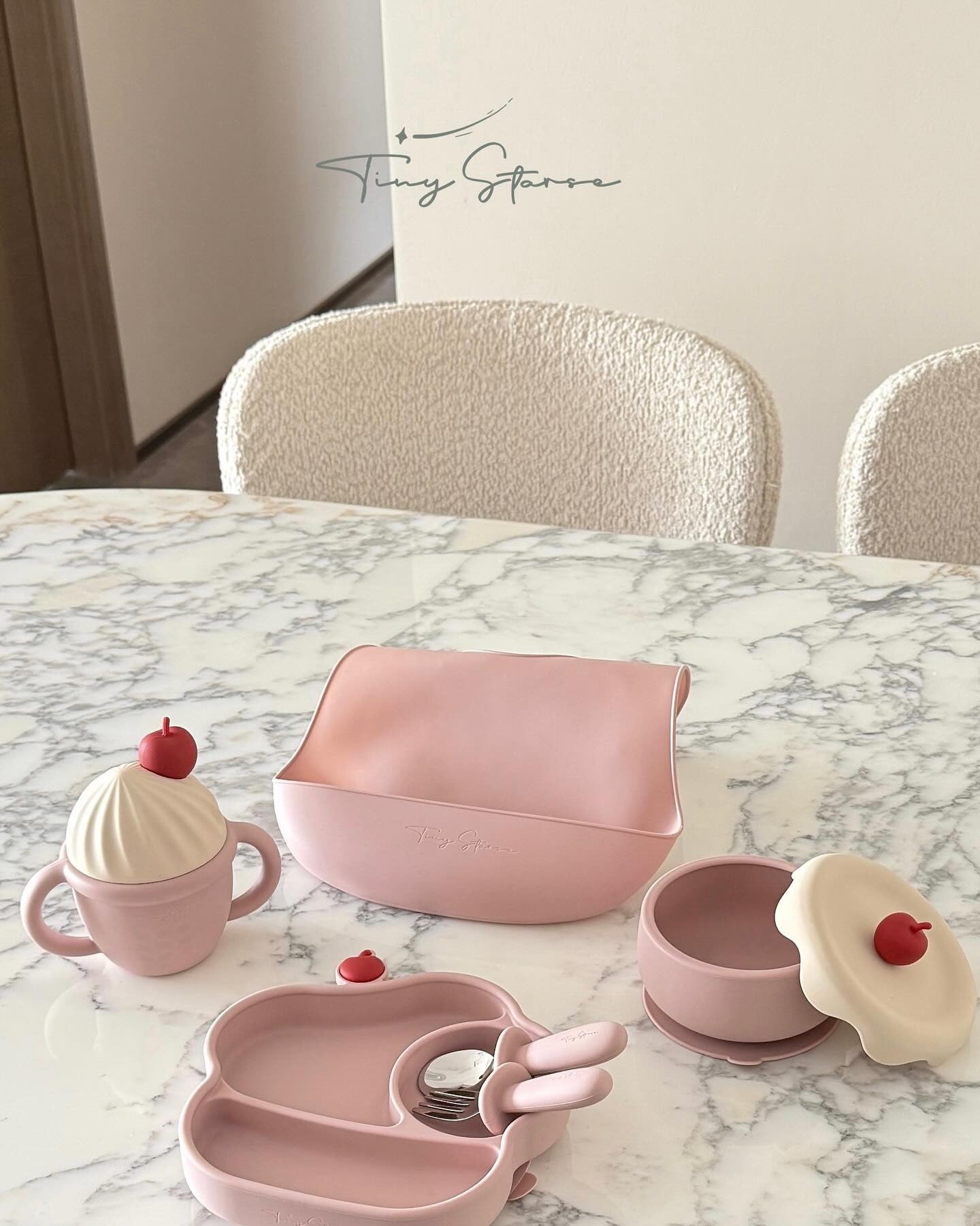 Tiny starse Ice Cream Baby - Infant and Toddler Tableware (5 pieces)