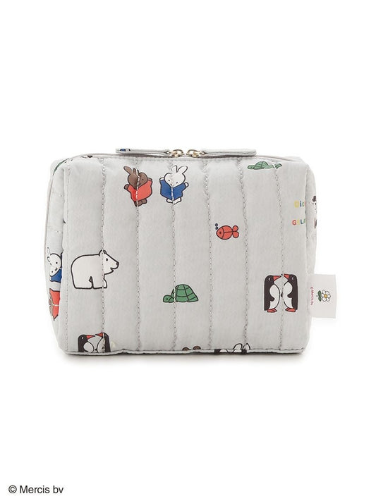 gelato pique - [Dick Bruna] Quilted all-over pattern pouch
