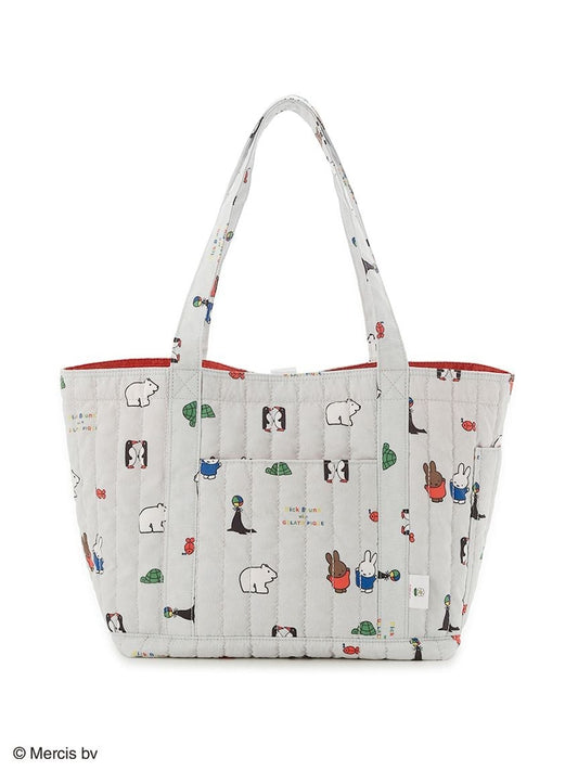 gelato pique - [Dick Bruna] Quilted all-over print mom bag