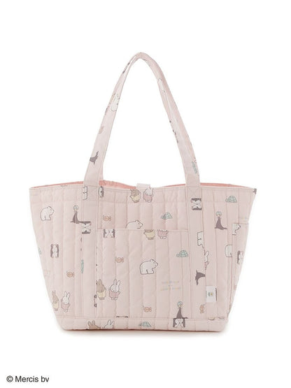 gelato pique - [Dick Bruna] Quilted all-over print mom bag
