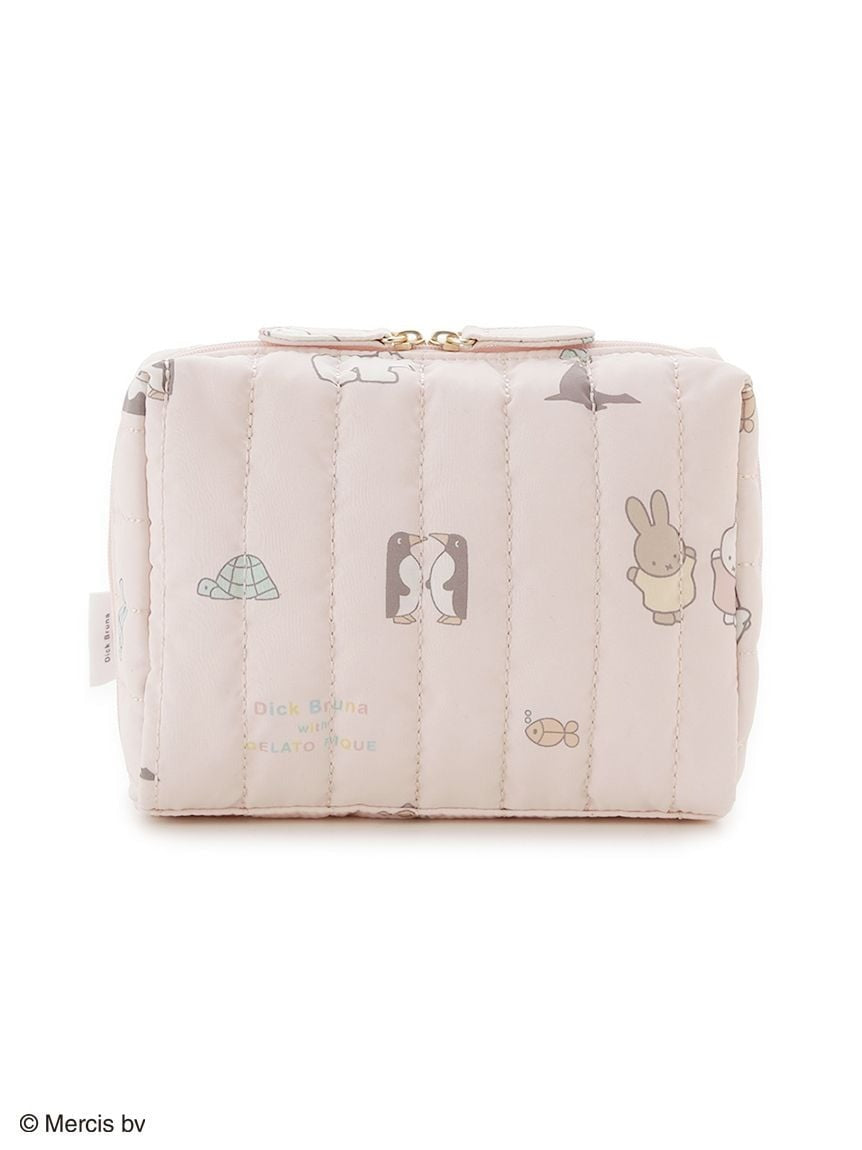 gelato pique - [Dick Bruna] Quilted all-over pattern pouch