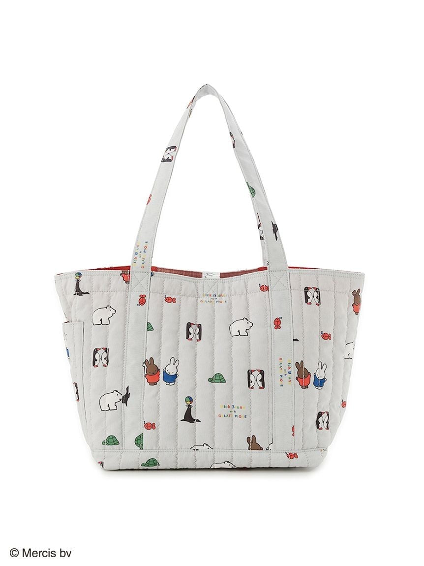 gelato pique - [Dick Bruna] Quilted all-over print mom bag
