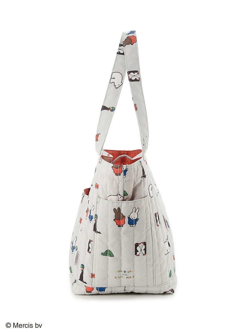 gelato pique - [Dick Bruna] Quilted all-over print mom bag