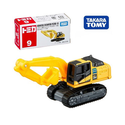 TAKARA TOMY - TOMICA No.9 KOMATSU EXCAVATOR PC200-10