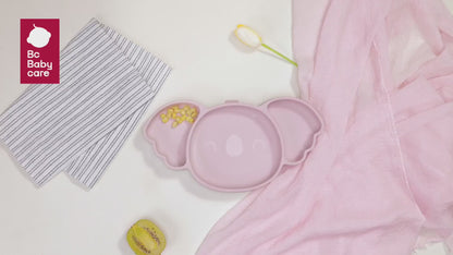 Bc Babycare - Koala Silicone Divided Plate Set